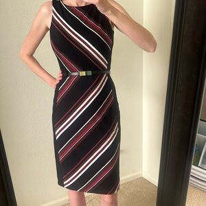 White House Black Market Sleeveless Midi Dress